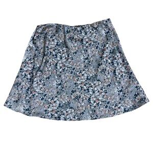 Lola Grace Blue Floral Women's Skirt